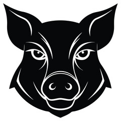 head of a pig