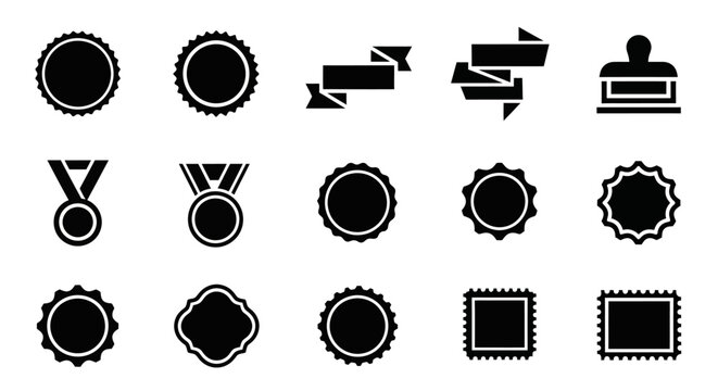 Diverse Emblems and Badges: A collection of meticulously designed emblems and badges, perfect for various purposes, from accolades to official seals.