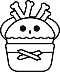 fast food illustration