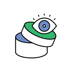 Eye Cream Icon vector stock illustration