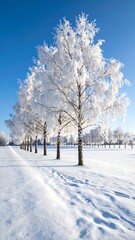 Obraz premium Winter wonderland landscape (4)