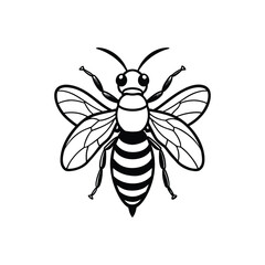 Bee line art drawing, bumblebee line art, honey, bee line art