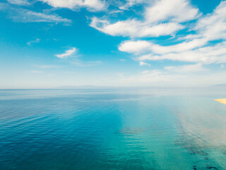 Obraz premium Beach on Possidi Cape on Kassandra peninsula, Halkidiki (Chalkidiki) in Greece