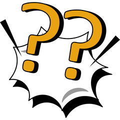 Comic Question Mark