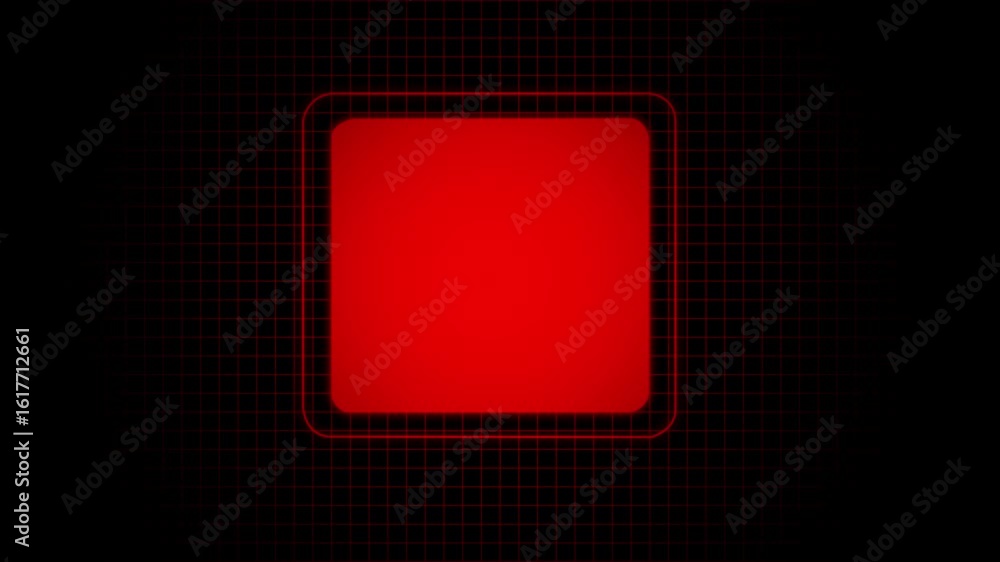 Aufkleber abstract square. luminous banner animation. square. abstract background with square pattern led. 4k 