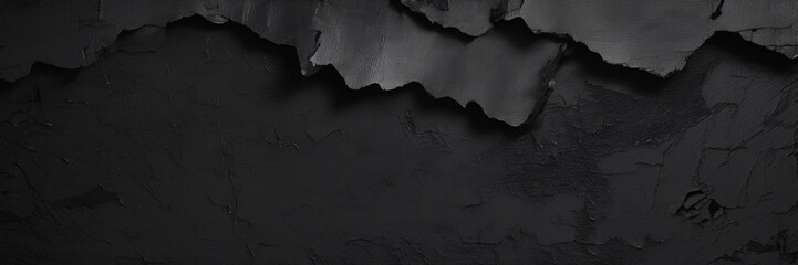 Black Abstract Paper Burnt Texture Background