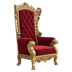red luxury armchair