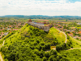 Fortress  Sumeg or Sümeg castle in Hungary near balaton lake in Sumeg
