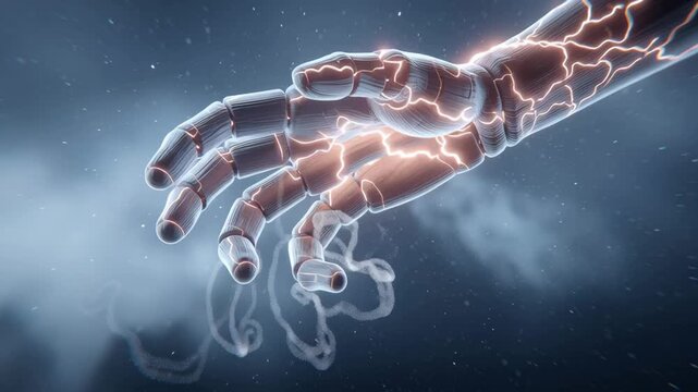 The advancement of AI or artificial intelligence, representing the technological revolution and the wave of modern progress.
