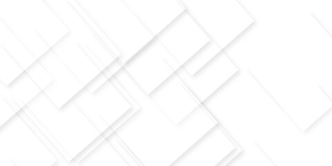 Abstract white background with texture pattern, layered geometric triangle shapes, white and grey glossy squares with faint geometric lines featuring intersecting patterns. background and design.