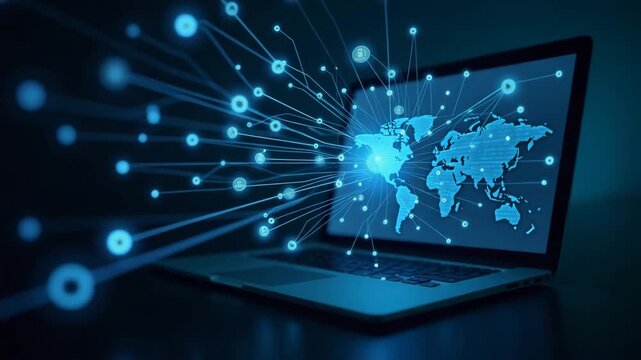 Comprehensive Government Cybersecurity Policies: Enhancing National Digital Defense through Regulatory Reform, International Cooperation, and Strategic Planning - Photo Stock Concept with Left Space