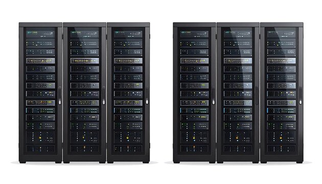 Server racks in a data center (1)