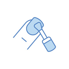 Nail Polish Icon vector stock illustration