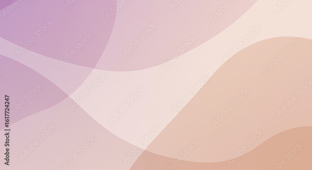 Poster abstract pastel background with smooth gradient curves and soft hues for modern designs