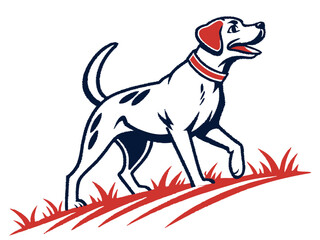 Fototapeta premium Majestic Labrador Retriever in Hunting Pose