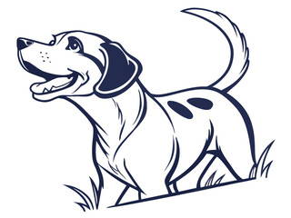 Fototapeta premium Majestic Labrador Retriever in Hunting Pose