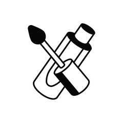 Lip Gloss Icon vector stock illustration