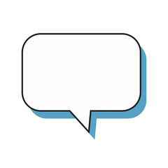 Naklejka premium Chat cloud message icon isolated vector illustration