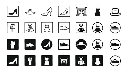 Fashion and Shopping Icons