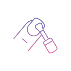 Nail Polish Icon vector stock illustration