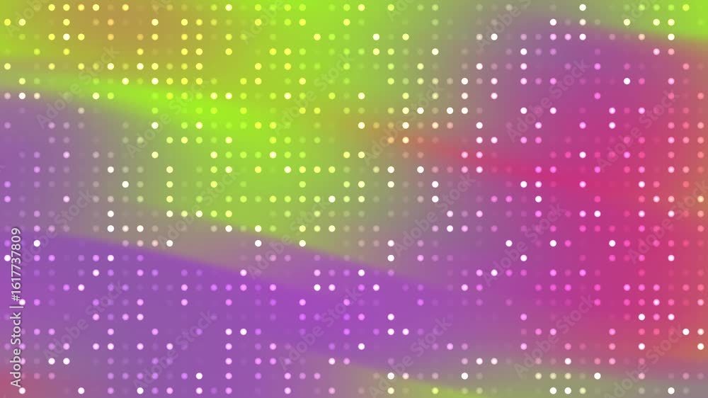 Aufkleber abstracts blink dot abstract background with shiny circles and colorful blurred gradient animation f
