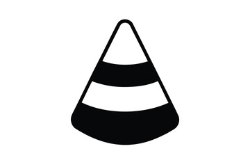 candy corn vector icon