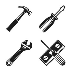 Collection of Essential Hand Tools for Repair and Construction.