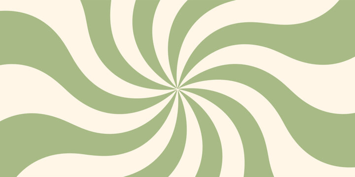 Groovy hippie 70s poster, cards, banner backgrounds. Waves, swirl, twirl pattern. Twisted, Y2k texture seamless patterns with cute colours in trendy retro trippy style. Lilac, pink, orange and green.