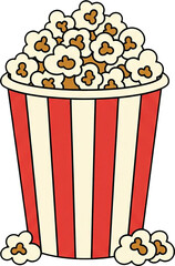 Popcorn in a Paper Cup