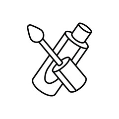 Lip Gloss Icon vector stock illustration
