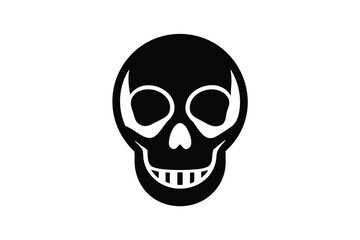 dead skull vector icon