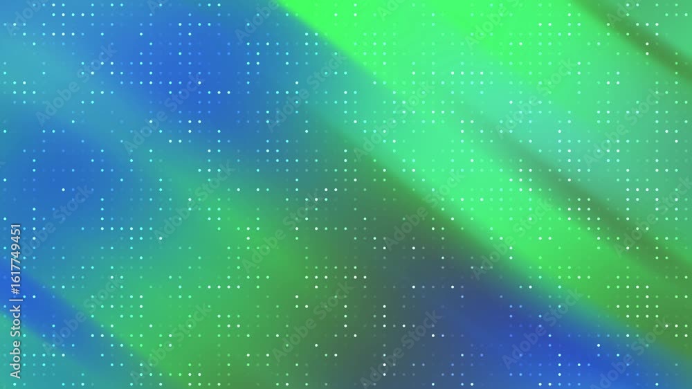 Aufkleber abstracts blink dot abstract green and blue gradient background with small white dots creating a dig