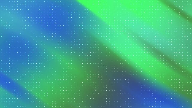 Abstracts Blink Dot Abstract green and blue gradient background with small white dots creating a digital modern effect