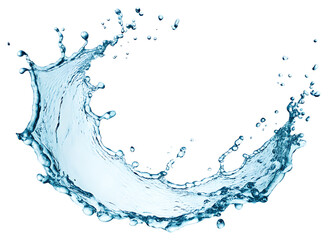 water liquid splash isolated on white background.PNG