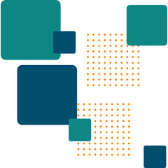 Abstract Square Decoration