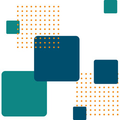 Abstract Square Decoration