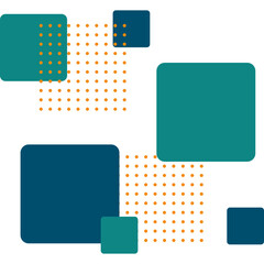 Abstract Square Decoration