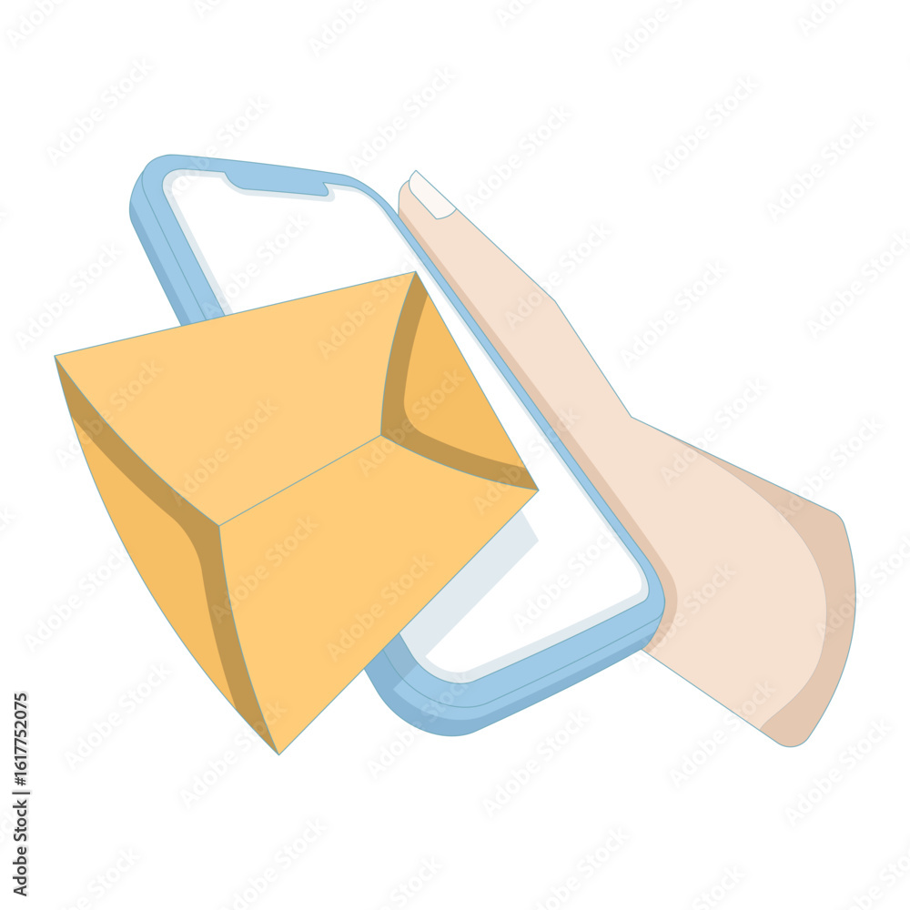 Poster new message email notification concept. new message notification alert. email marketing. new pop-up 