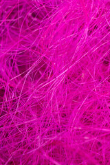 red threads for creativity, artificial threads dyed red for decorative work and creative work of artisans