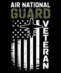 Proud Air National Guard Veteran Tee