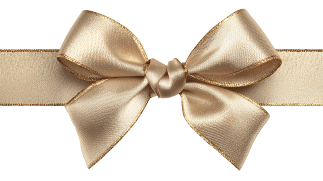 gold ribbon bow