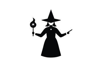witch spell vector icon