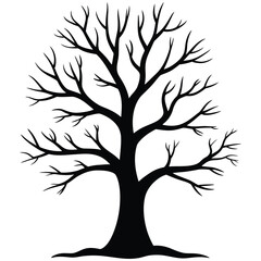 tree silhouette vector