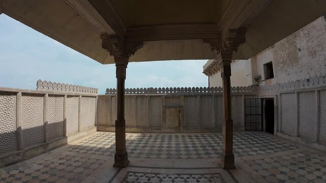 Interior Architecture of Taragarh Palace, Bundi, Rajasthan, India