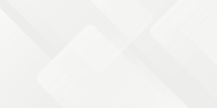 3D white geometric abstract background overlap layer on bright space with rounded rhomb effect decoration