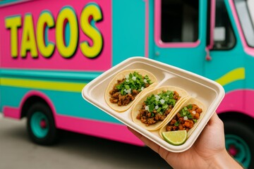 Street Tacos from Colorful Food Truck