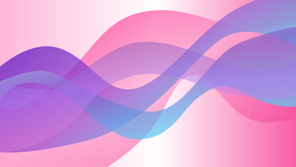 Purple and pink abstract colorful vector background with pink and blue waves. Digital dynamic gradient wallpaper. Luxury backdrop. 