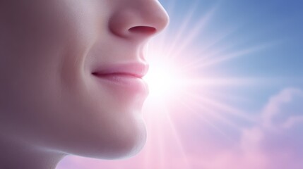 Good mental health, the ability to cope with thoughts and external factors, and living happily in the present moment.