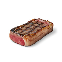 Grilled Medium-Rare Steak with Charred Edges