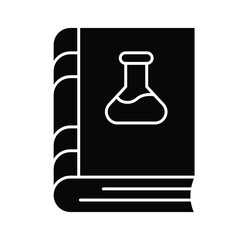 Chemistry book Vector Icon which can easily modify or edit